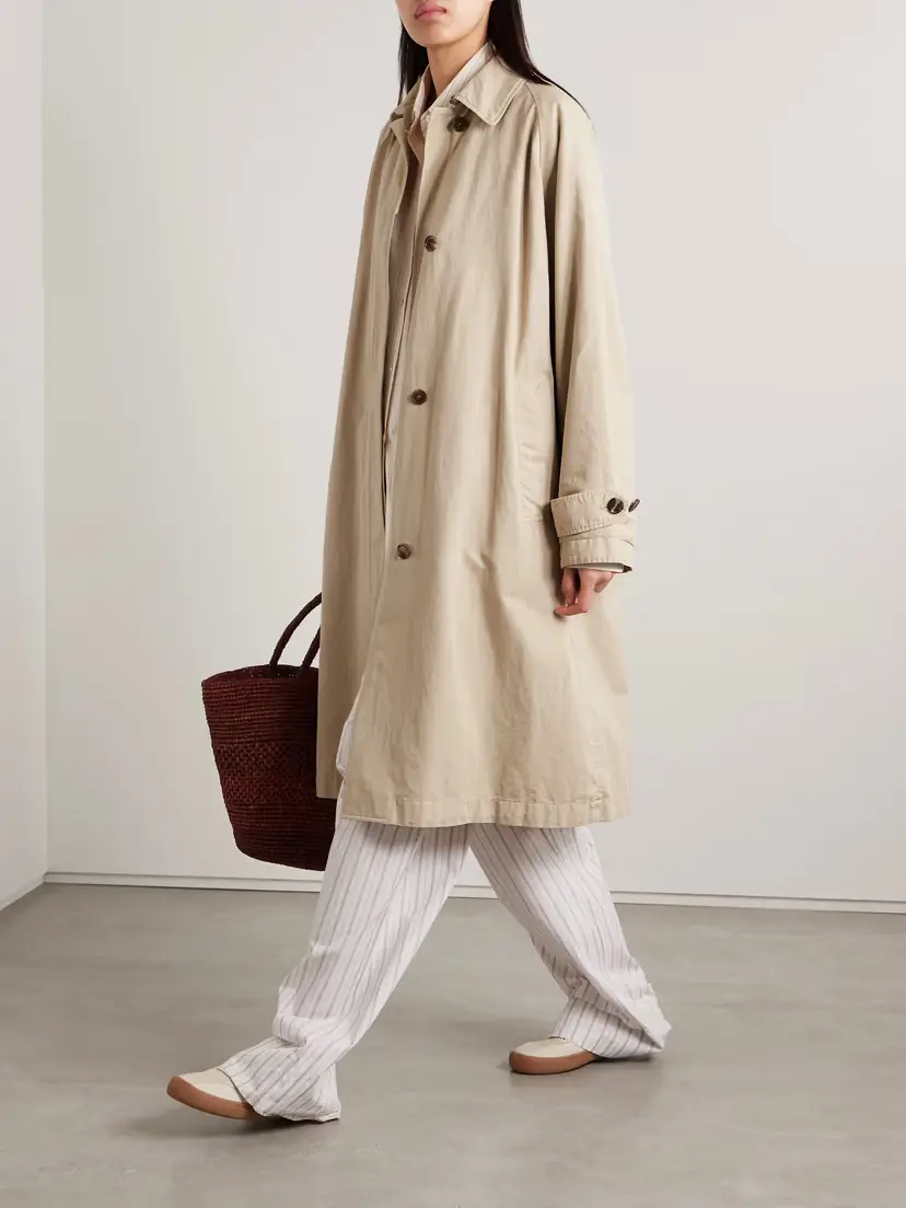 The Row Tavishina Cotton And Linen-blend Coat | Thumbnail 2 The Row Tavishina Cotton And Linen-blend Coat | Thumbnail 2