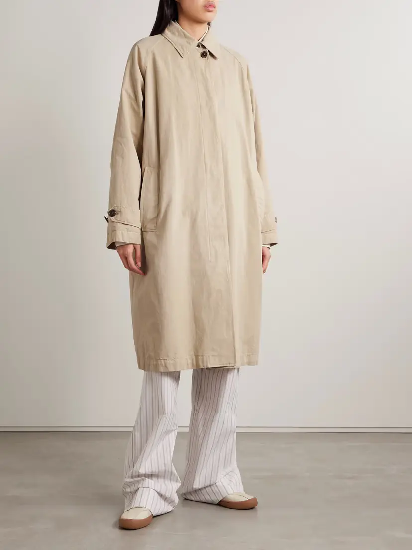 The Row Tavishina Cotton And Linen-blend Coat | Thumbnail 3 The Row Tavishina Cotton And Linen-blend Coat | Thumbnail 3