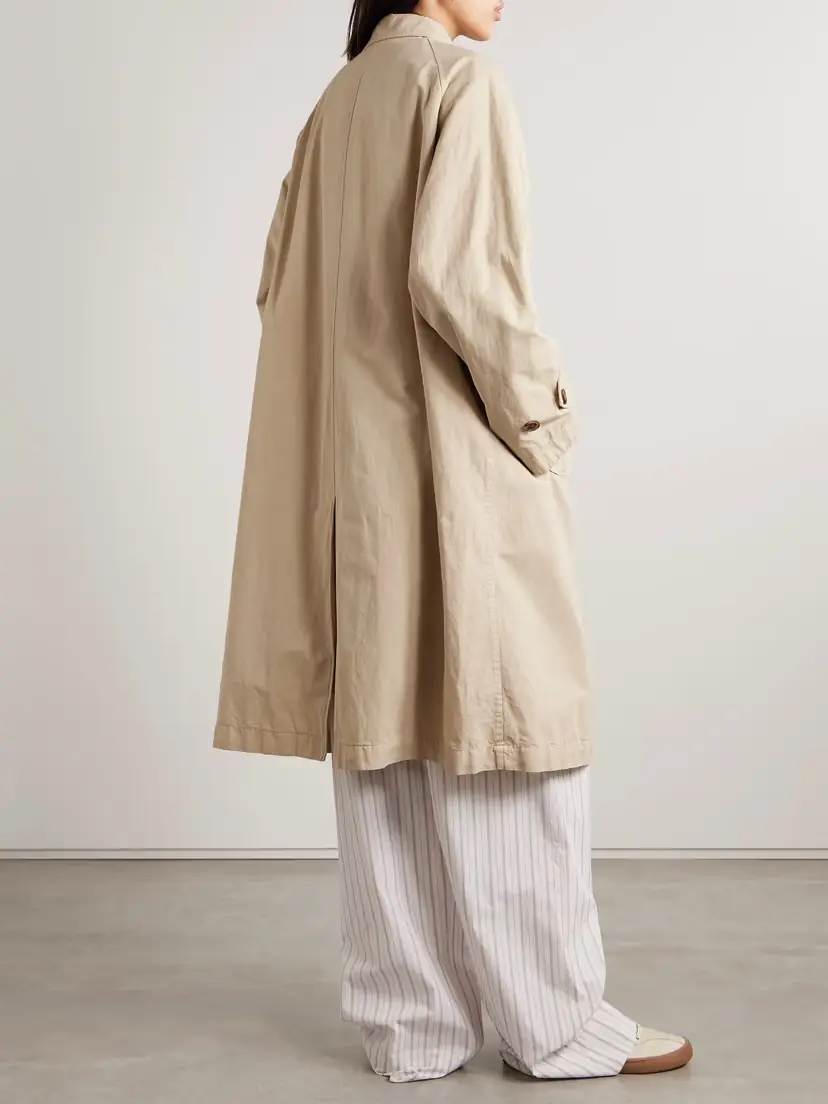 The Row Tavishina Cotton And Linen-blend Coat | Thumbnail 4 The Row Tavishina Cotton And Linen-blend Coat | Thumbnail 4