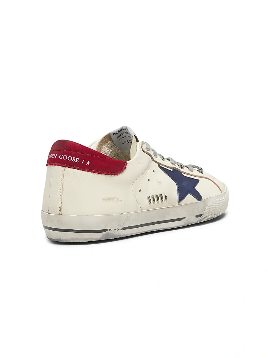 Golden Goose Unisex Super Star Leather Low-Top Sneakers | Thumbnail 3