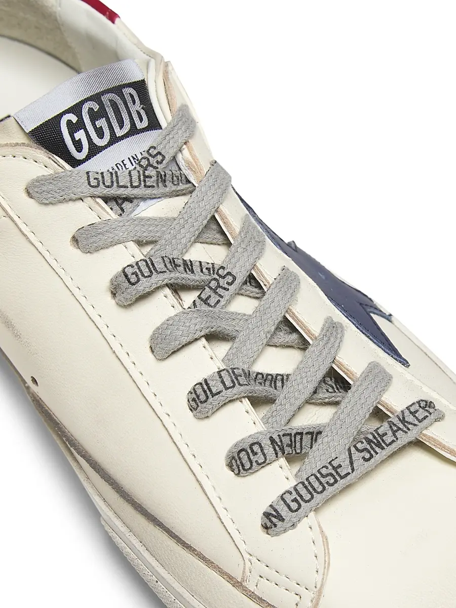 Golden Goose Unisex Super Star Leather Low-Top Sneakers | Thumbnail 5