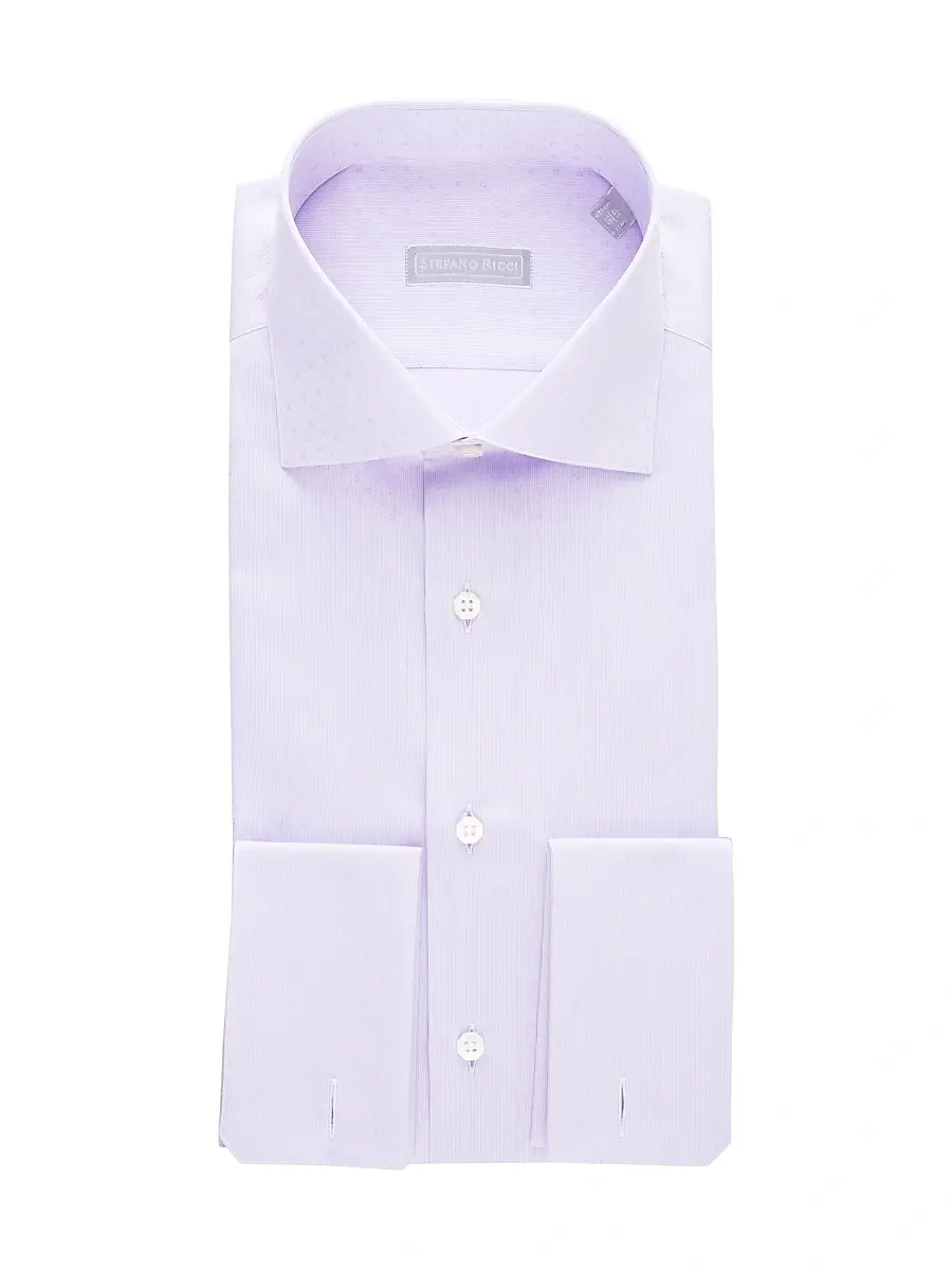 Men's Cotton Napoli Shirt - Lavender