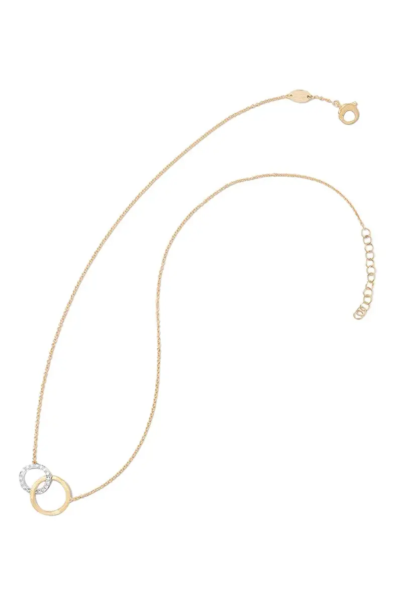 MARCO BICEGO Jaipur Mixed Link Diamond Necklace | Image 1 MARCO BICEGO Jaipur Mixed Link Diamond Necklace | Image 1