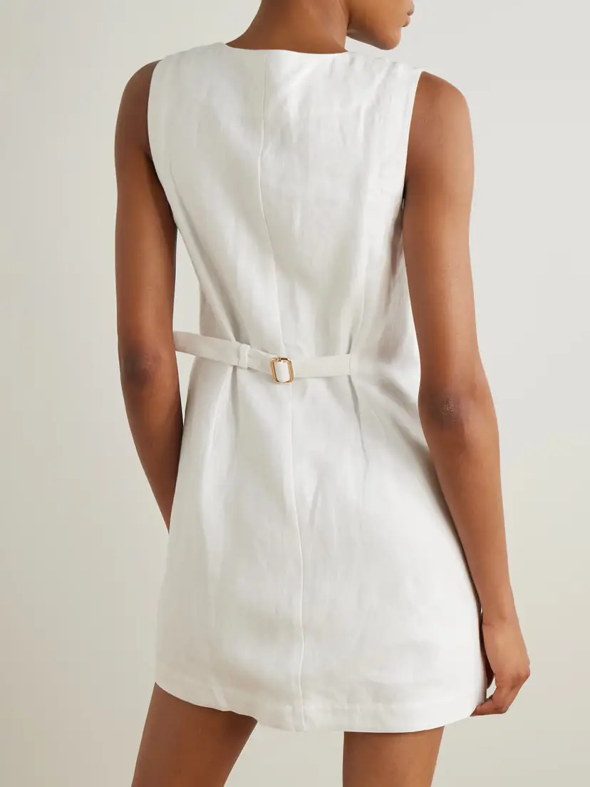 Posse Emma Linen Mini Dress | Thumbnail 3