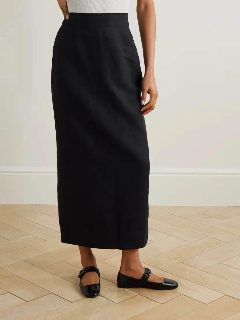 Posse Emma Linen Midi Skirt | Thumbnail 3 Posse Emma Linen Midi Skirt | Thumbnail 3