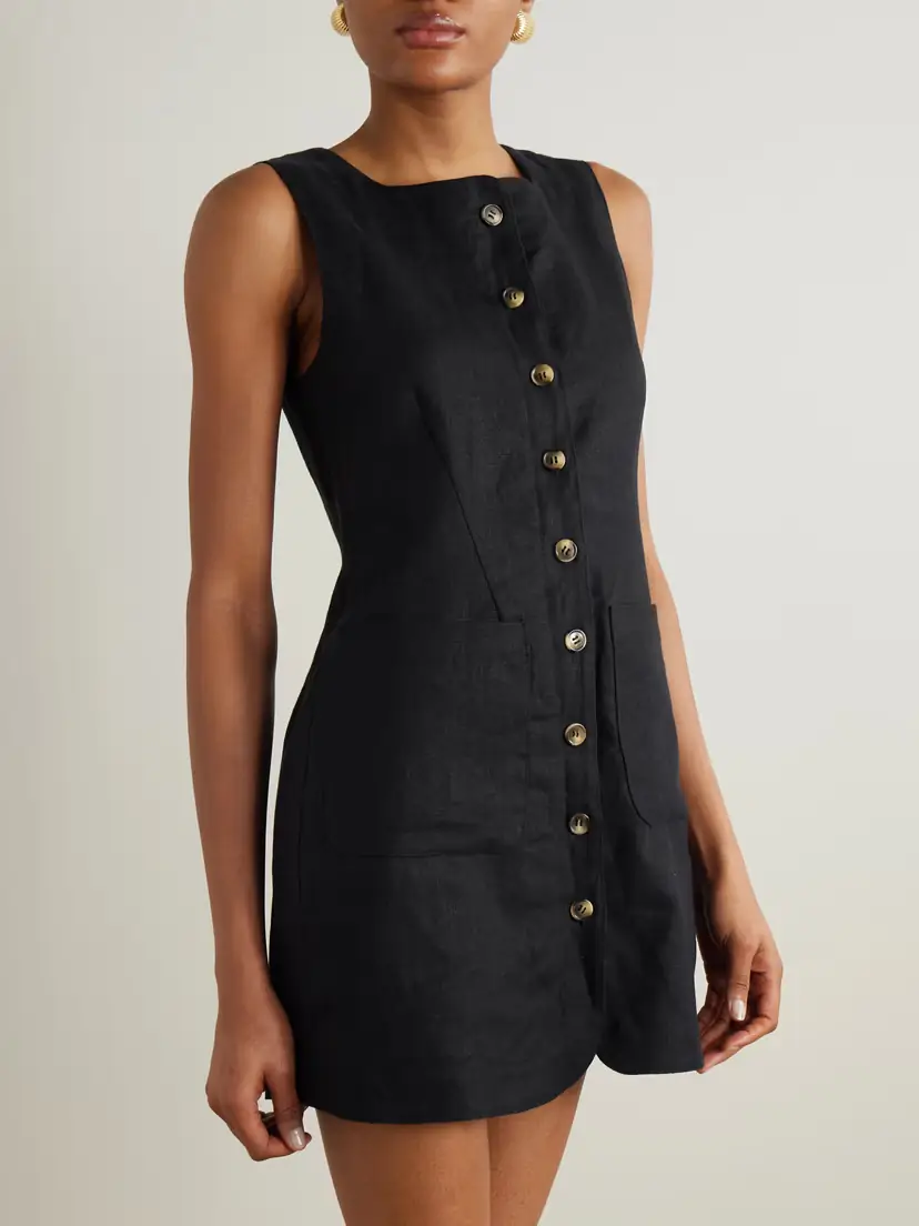 Posse Emma Linen Mini Dress | Thumbnail 3