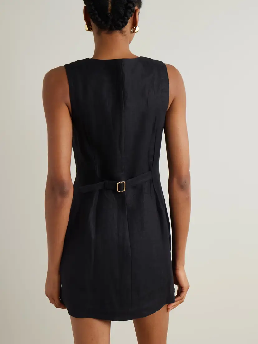 Posse Emma Linen Mini Dress | Thumbnail 4