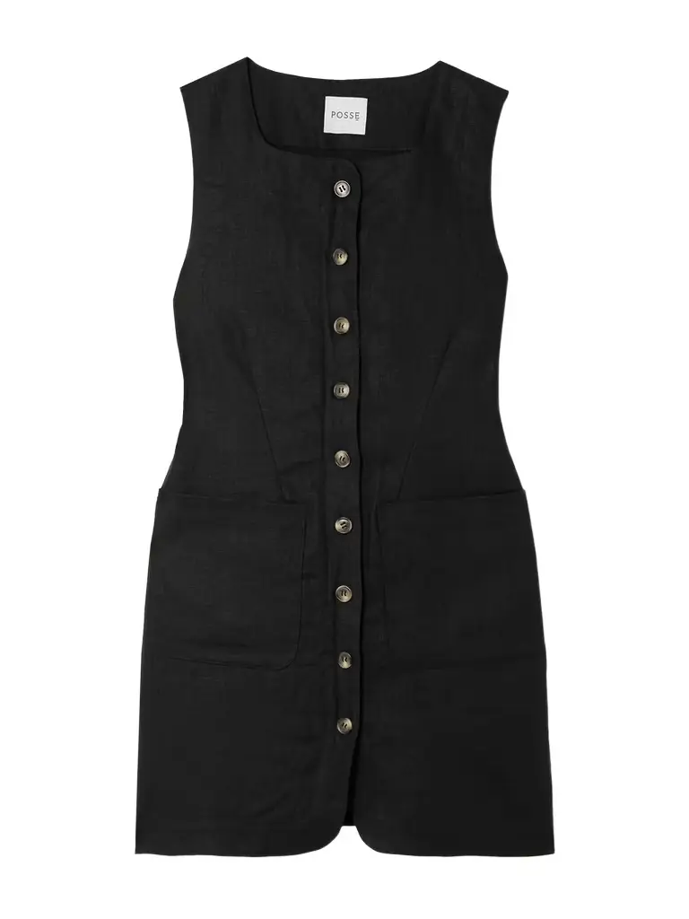 Posse Emma Linen Mini Dress | Image 1 Posse Emma Linen Mini Dress | Image 1