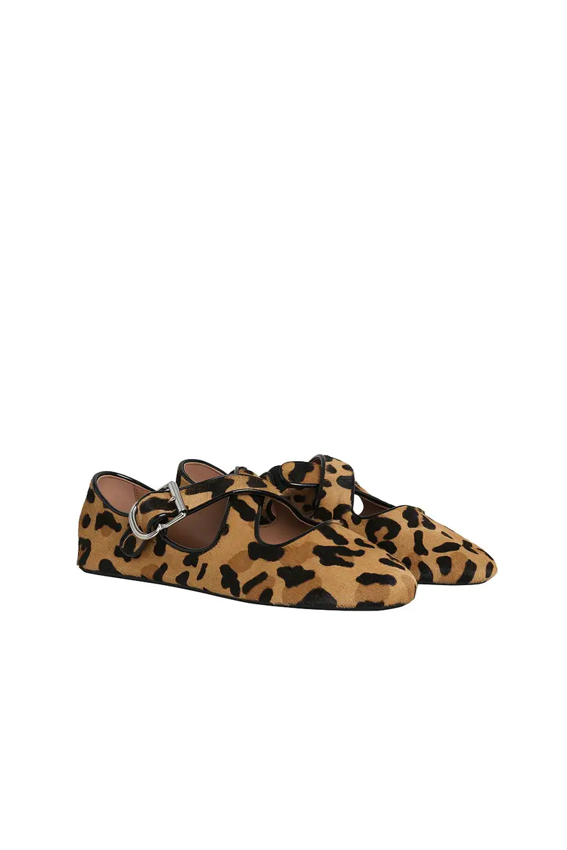 ALAÏA ALAΪA Criss Cross Ballet Flat | Thumbnail 2