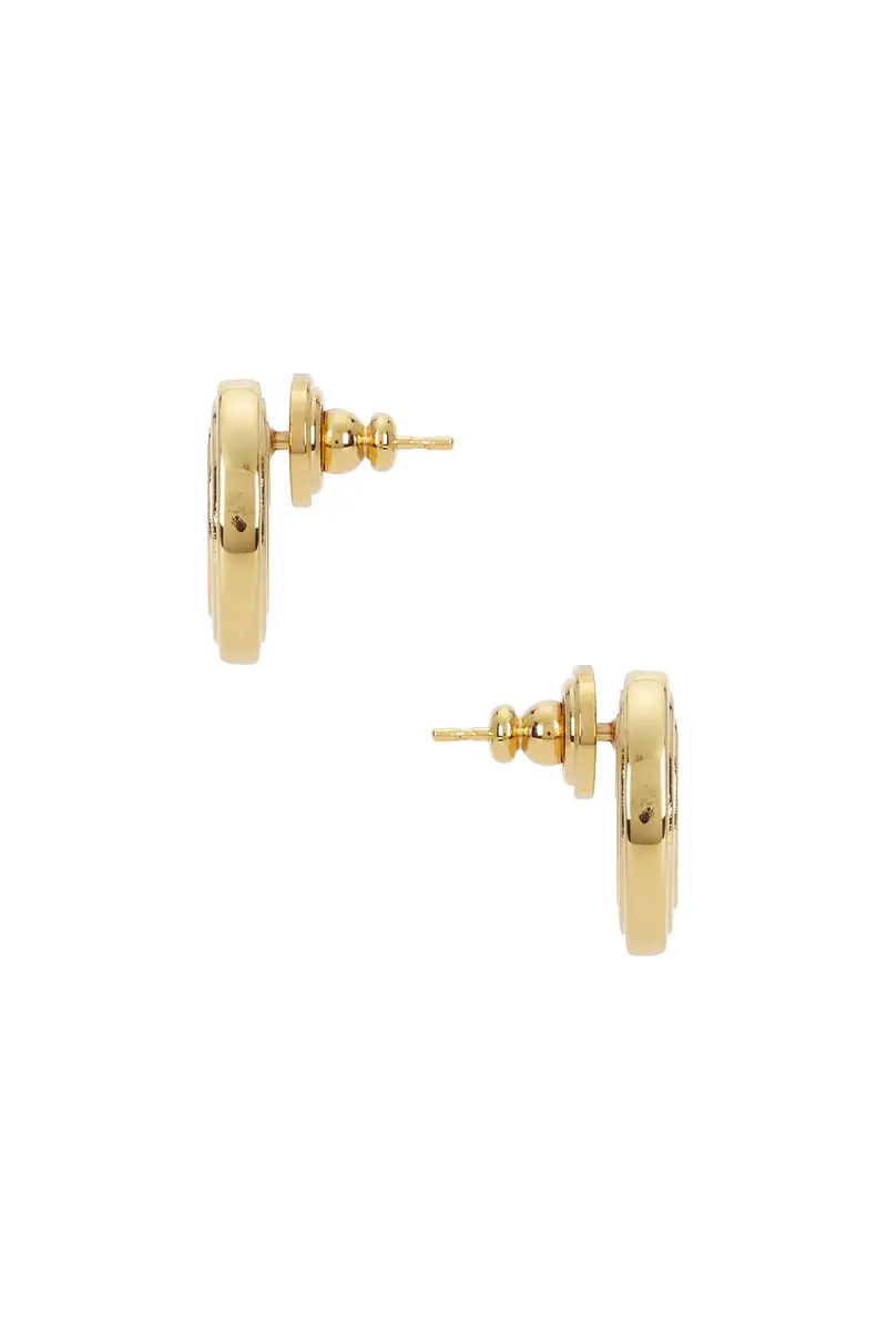 Valentino Garavani Ovalette Logo Earrings | Thumbnail 3 Valentino Garavani Ovalette Logo Earrings | Thumbnail 3