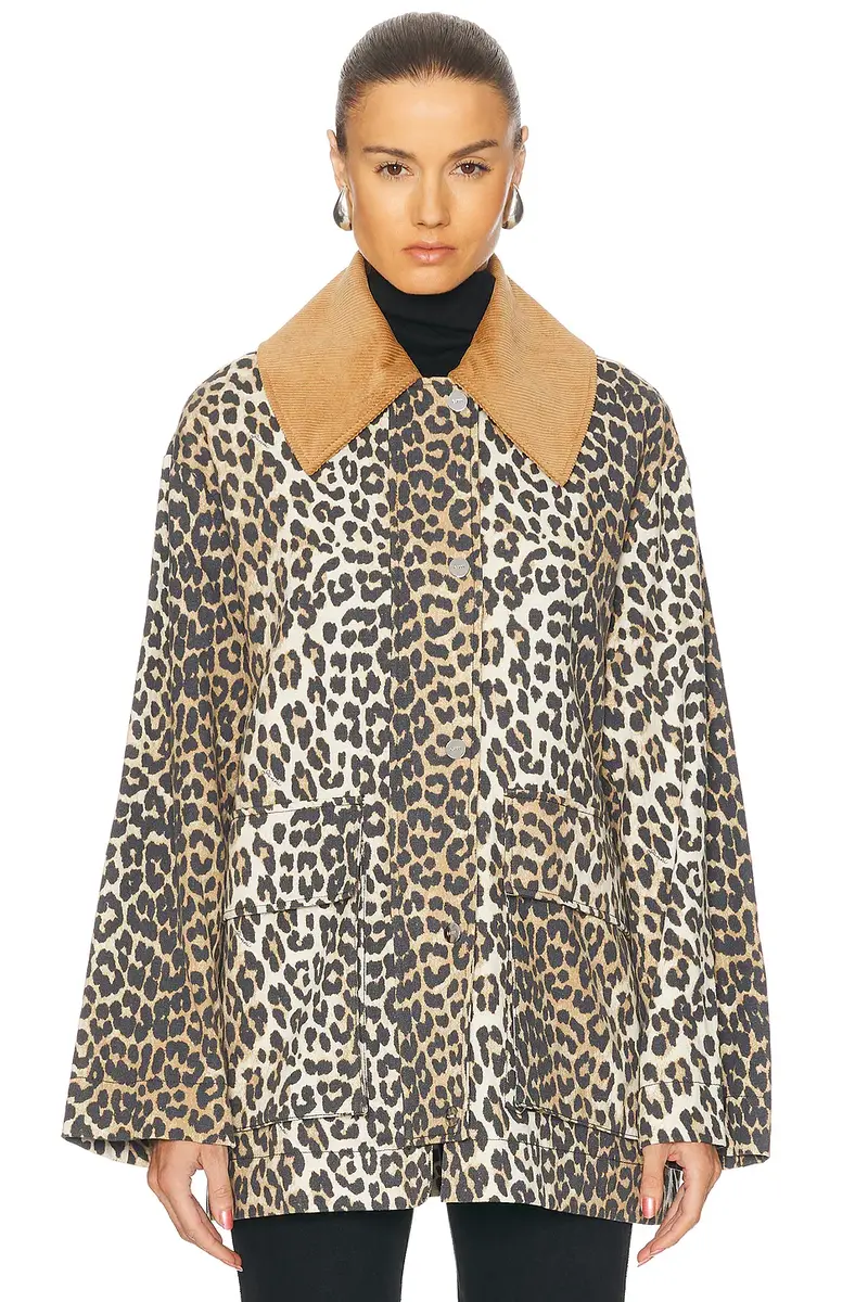 Ganni Canvas Jacket | Thumbnail 2 Ganni Canvas Jacket | Thumbnail 2