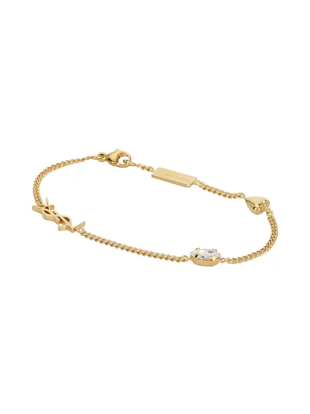 YSL Heart & Rhinestone Bracelet YSL Heart & Rhinestone Bracelet