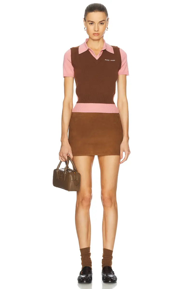 Miu Miu Sweater Vest | Thumbnail 4 Miu Miu Sweater Vest | Thumbnail 4