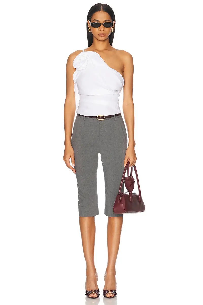 Magda Butrym One Shoulder Blouse | Thumbnail 4 Magda Butrym One Shoulder Blouse | Thumbnail 4
