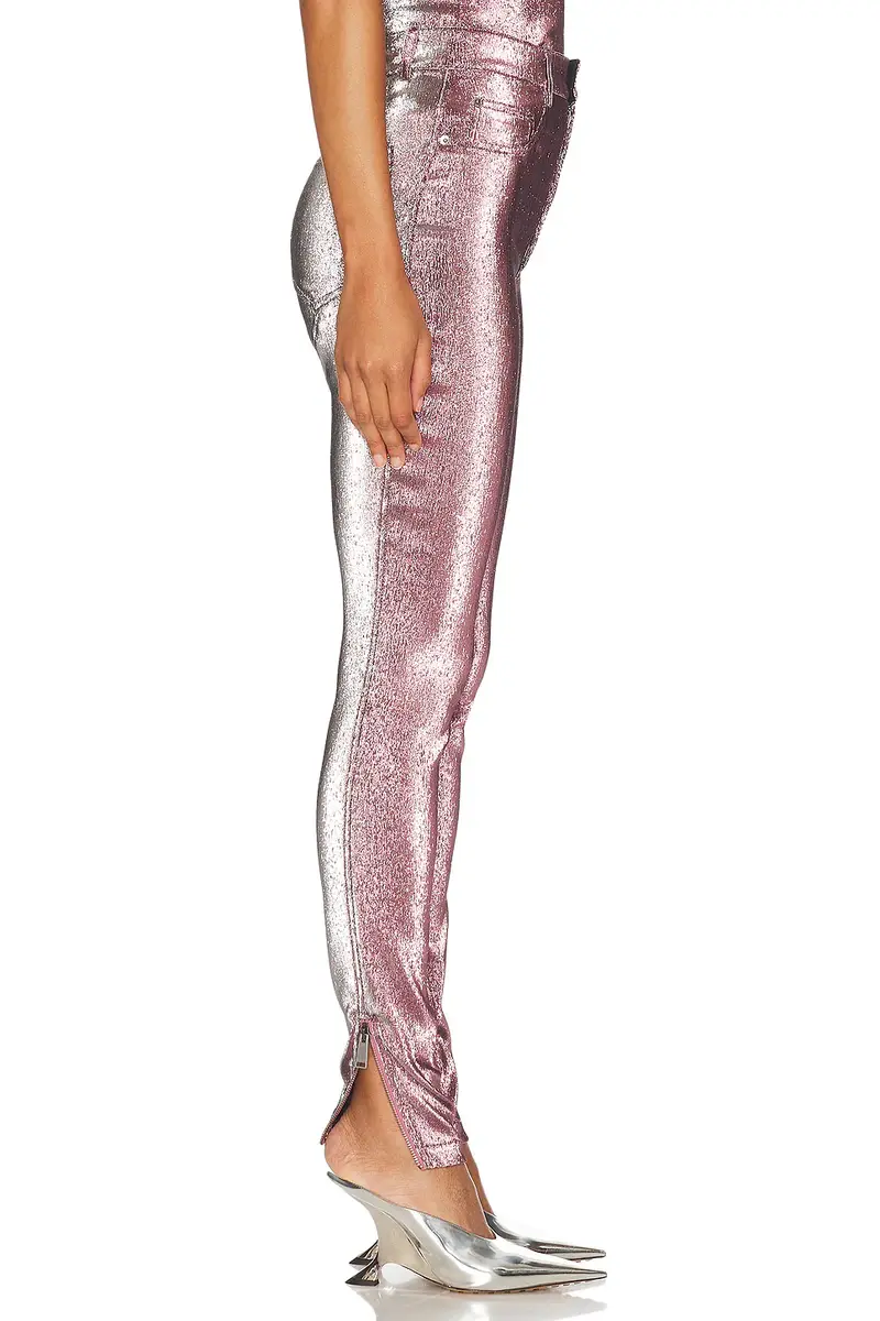 AREA Stretch Lame Rosette Legging | Thumbnail 2 AREA Stretch Lame Rosette Legging | Thumbnail 2