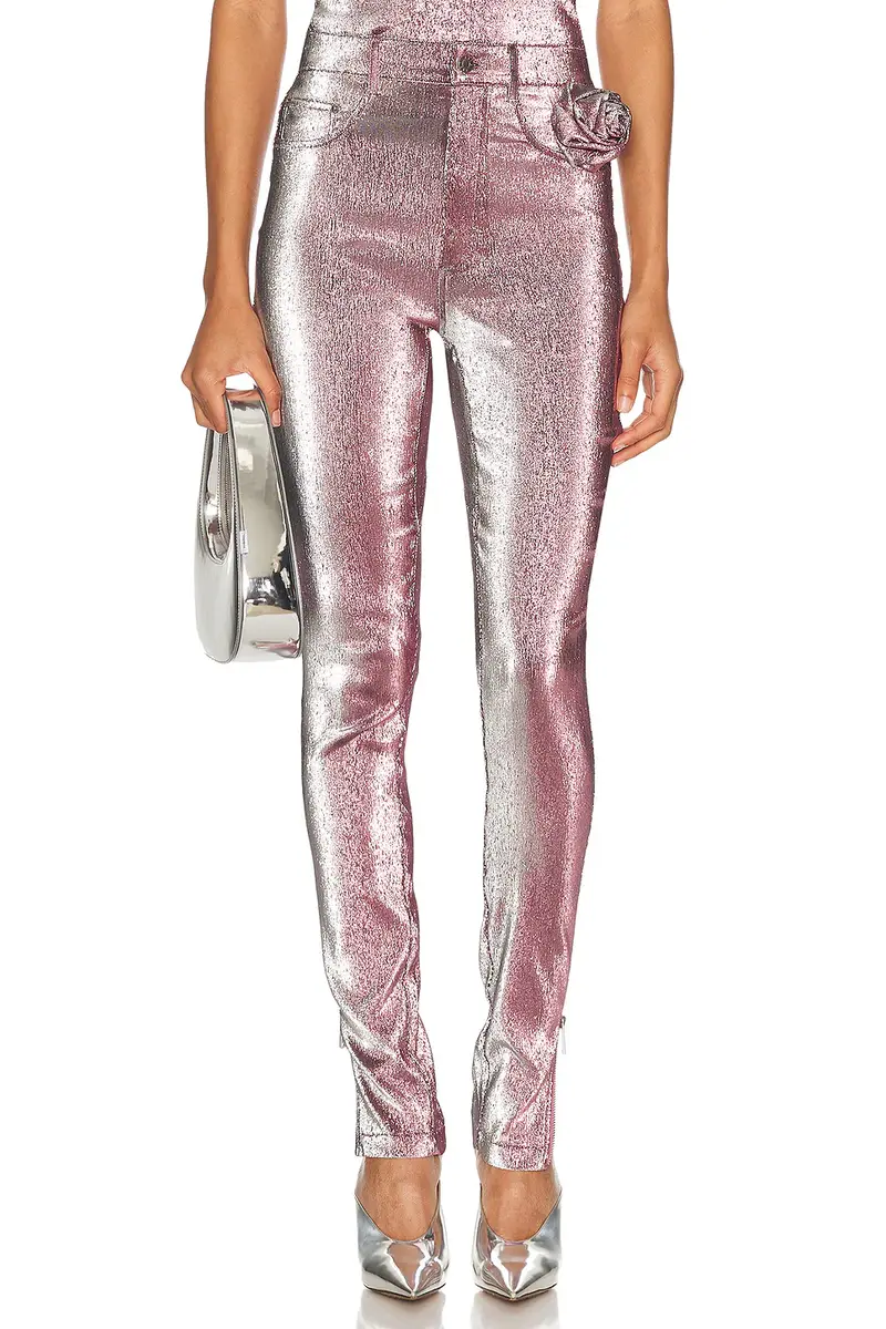 AREA Stretch Lame Rosette Legging