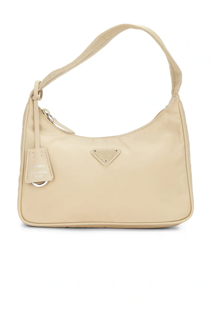 prada Prada Tessuto Nylon Mini Re-Edition 2000 Shoulder Bag | Image 1 prada Prada Tessuto Nylon Mini Re-Edition 2000 Shoulder Bag | Image 1