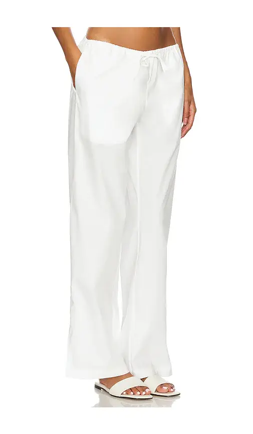 Frankies Bikinis Daisy Poplin Pant | Thumbnail 2 Frankies Bikinis Daisy Poplin Pant | Thumbnail 2