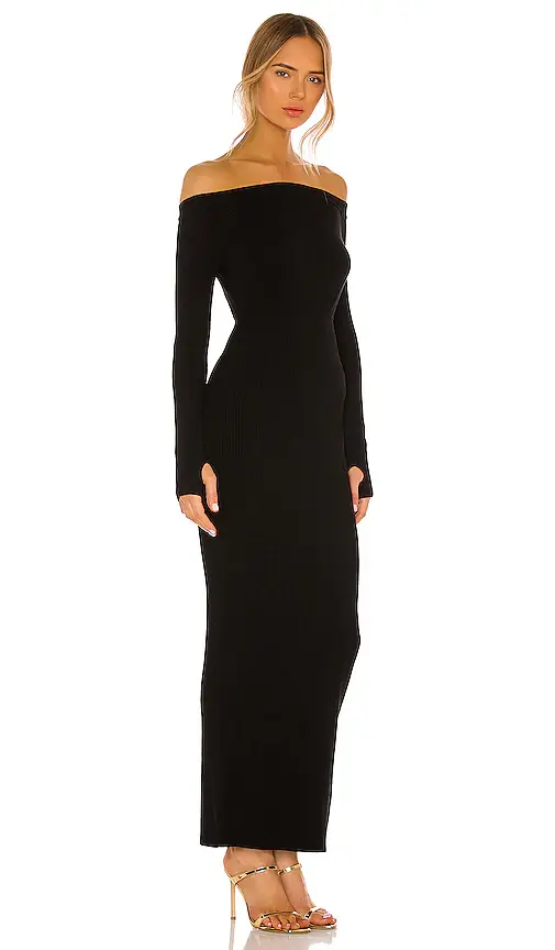 Michael Costello x REVOLVE Off Shoulder Bodycon Maxi Dress | Thumbnail 2