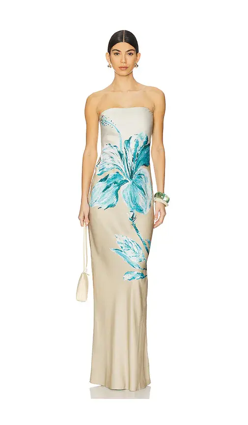 ROCOCO SAND Strapless Maxi Dress