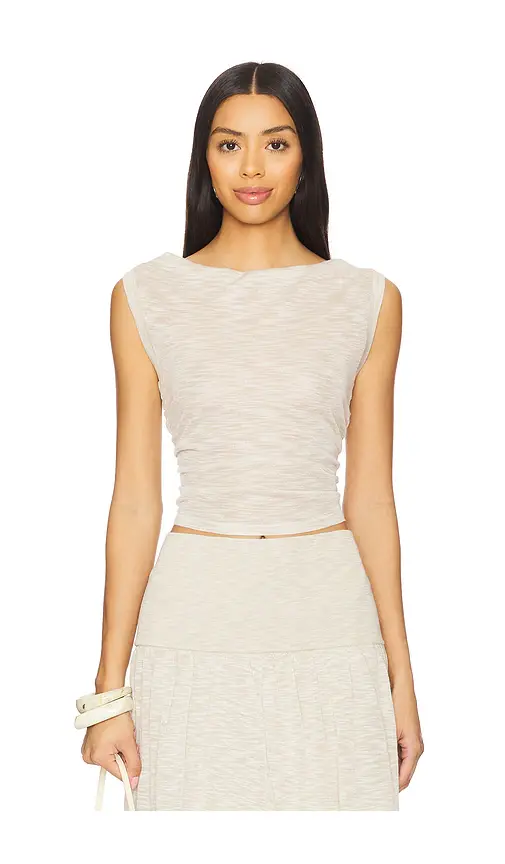 4th & Reckless Nikki Semi Sheer Knit Top | Image 1 4th & Reckless Nikki Semi Sheer Knit Top | Image 1