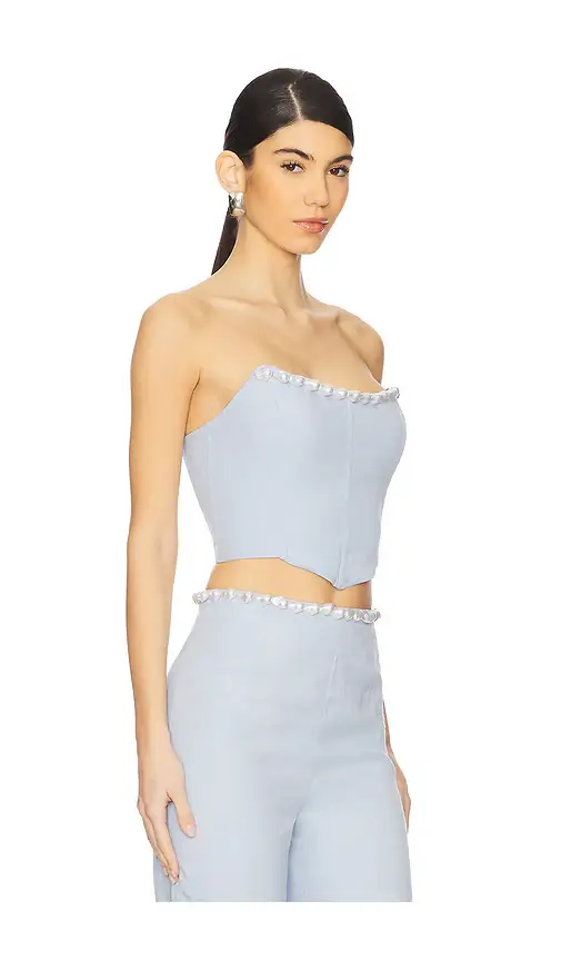 La Porte Birkin Pearl Corset Top | Thumbnail 2