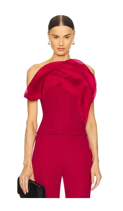 Gaurav Gupta The Wave Ruffle Top | Image 1 Gaurav Gupta The Wave Ruffle Top | Image 1