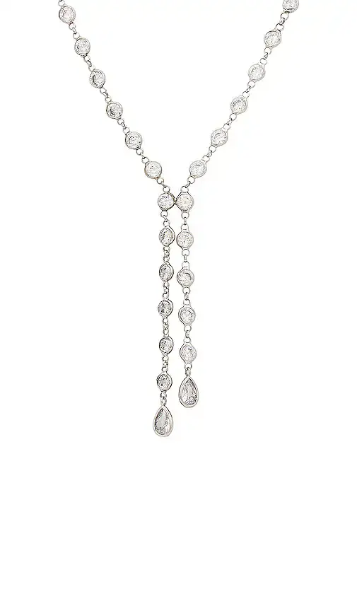 Shashi Bezel Lariat Necklace | Thumbnail 2 Shashi Bezel Lariat Necklace | Thumbnail 2