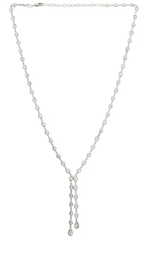 Shashi Bezel Lariat Necklace | Image 1 Shashi Bezel Lariat Necklace | Image 1