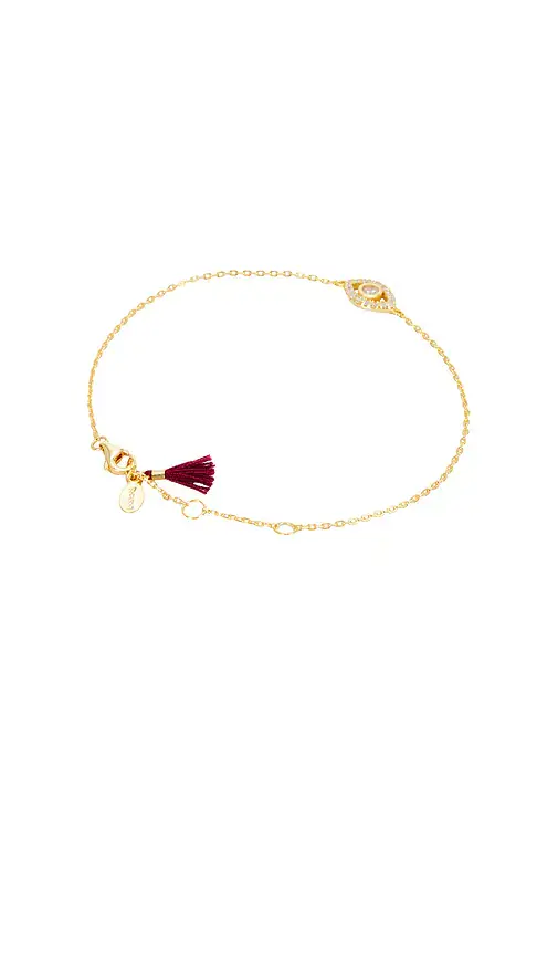 Shashi Evil Eye Pave Bracelet | Thumbnail 2