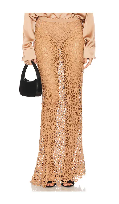 Norma Kamali Obie Long Skirt | Image 1 Norma Kamali Obie Long Skirt | Image 1