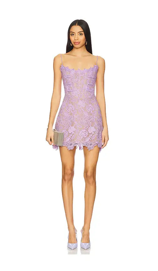 Sau Lee Rory Lace Dress