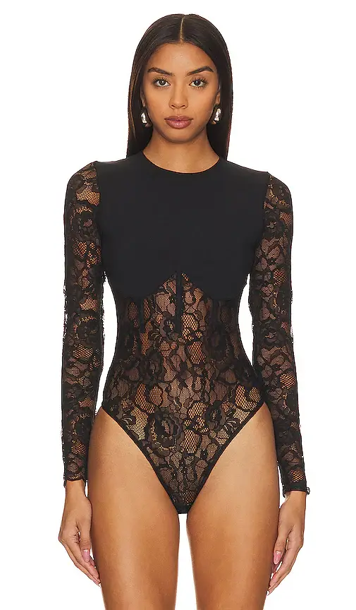 Fleur du Mal Boned Bodysuit | Thumbnail 2 Fleur du Mal Boned Bodysuit | Thumbnail 2