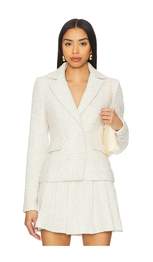 MORE TO COME Ashtyn Tweed Blazer | Image 1 MORE TO COME Ashtyn Tweed Blazer | Image 1