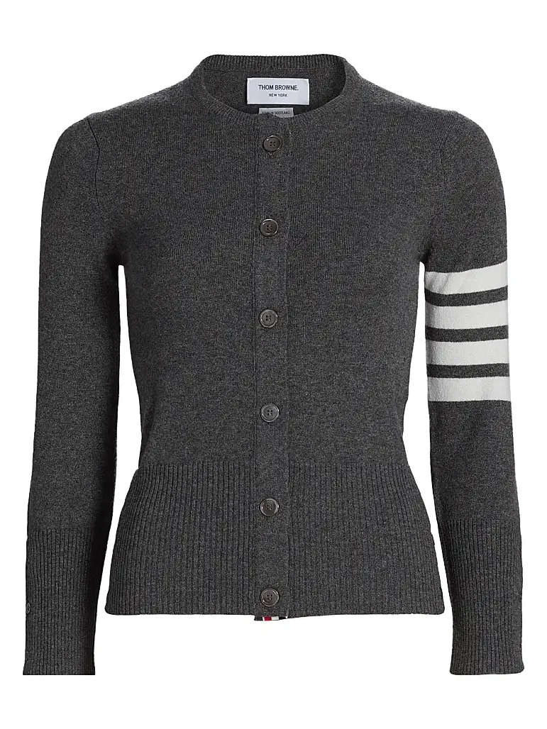 Women's Classic 4-Bar Crewneck Cardigan Women's Classic 4-Bar Crewneck Cardigan