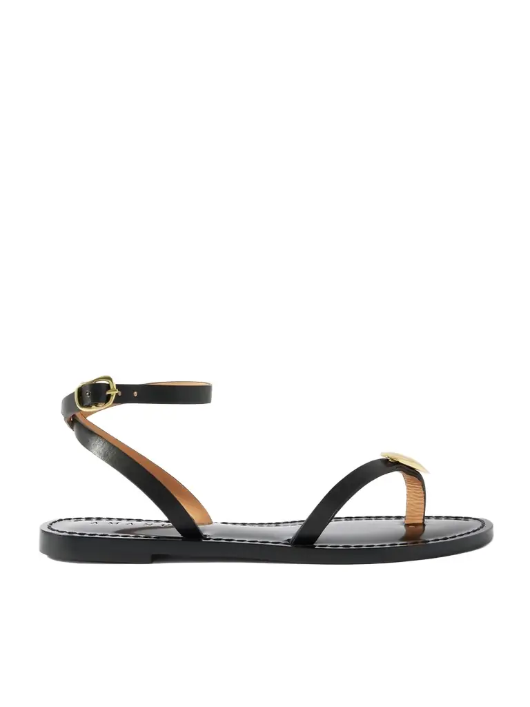 AMANU The Senegal Embellished Leather Sandals | Thumbnail 1 AMANU The Senegal Embellished Leather Sandals | Thumbnail 1