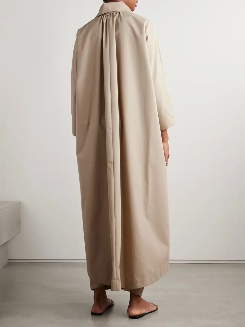 Kallmeyer Tavi Pleated Cotton-blend Twill Trench Coat | Thumbnail 4 Kallmeyer Tavi Pleated Cotton-blend Twill Trench Coat | Thumbnail 4