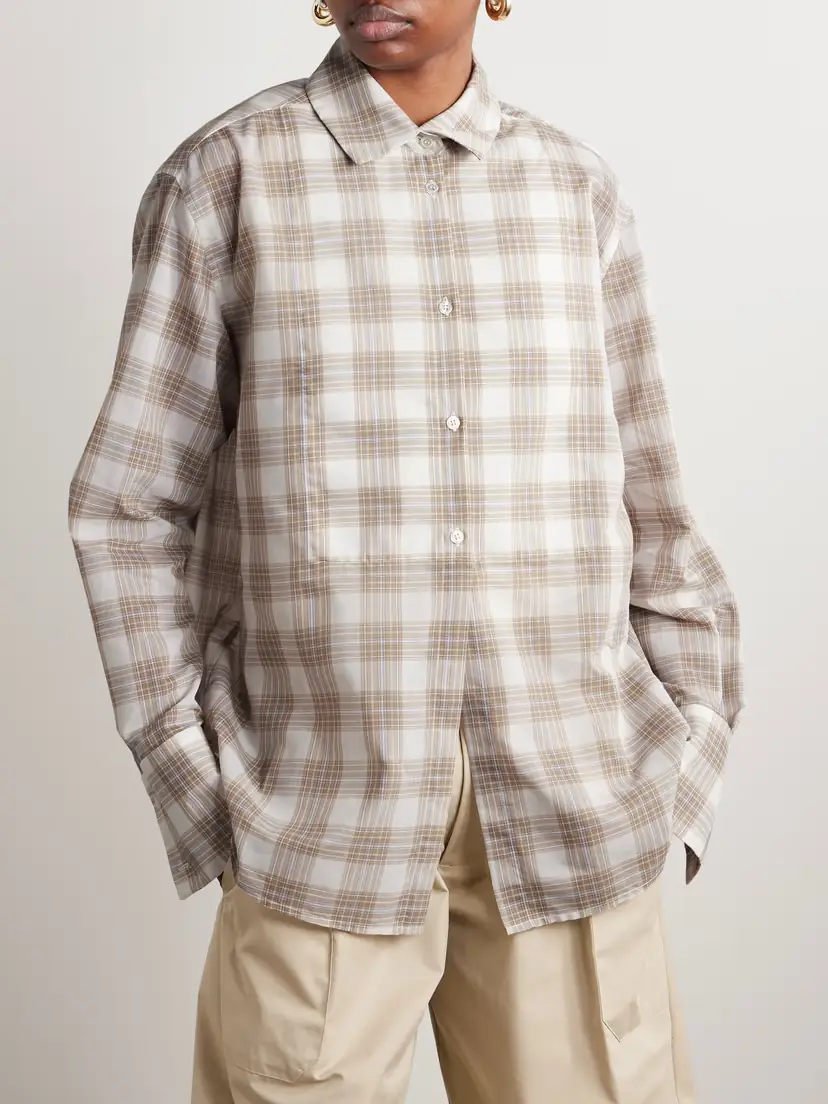 Kallmeyer Chloé Checked Voile Shirt | Thumbnail 3