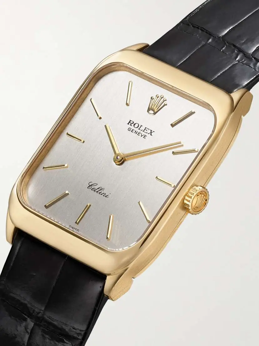 Stephanie Windsor + Rolex Vintage 1990 Cellini Hand-wound 27mm 18-karat Gold Alligator Watch, Ref. No. 4135 | Thumbnail 3 Stephanie Windsor + Rolex Vintage 1990 Cellini Hand-wound 27mm 18-karat Gold Alligator Watch, Ref. No. 4135 | Thumbnail 3