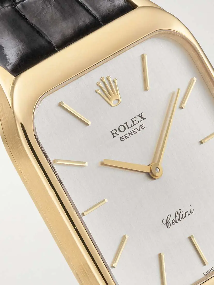 Stephanie Windsor + Rolex Vintage 1990 Cellini Hand-wound 27mm 18-karat Gold Alligator Watch, Ref. No. 4135 | Thumbnail 5 Stephanie Windsor + Rolex Vintage 1990 Cellini Hand-wound 27mm 18-karat Gold Alligator Watch, Ref. No. 4135 | Thumbnail 5