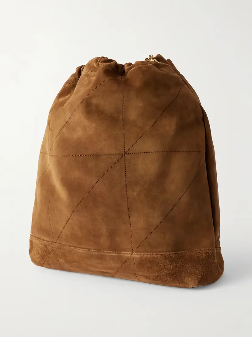 Saint Laurent Jamie Quilted Suede Shoulder Bag | Thumbnail 3