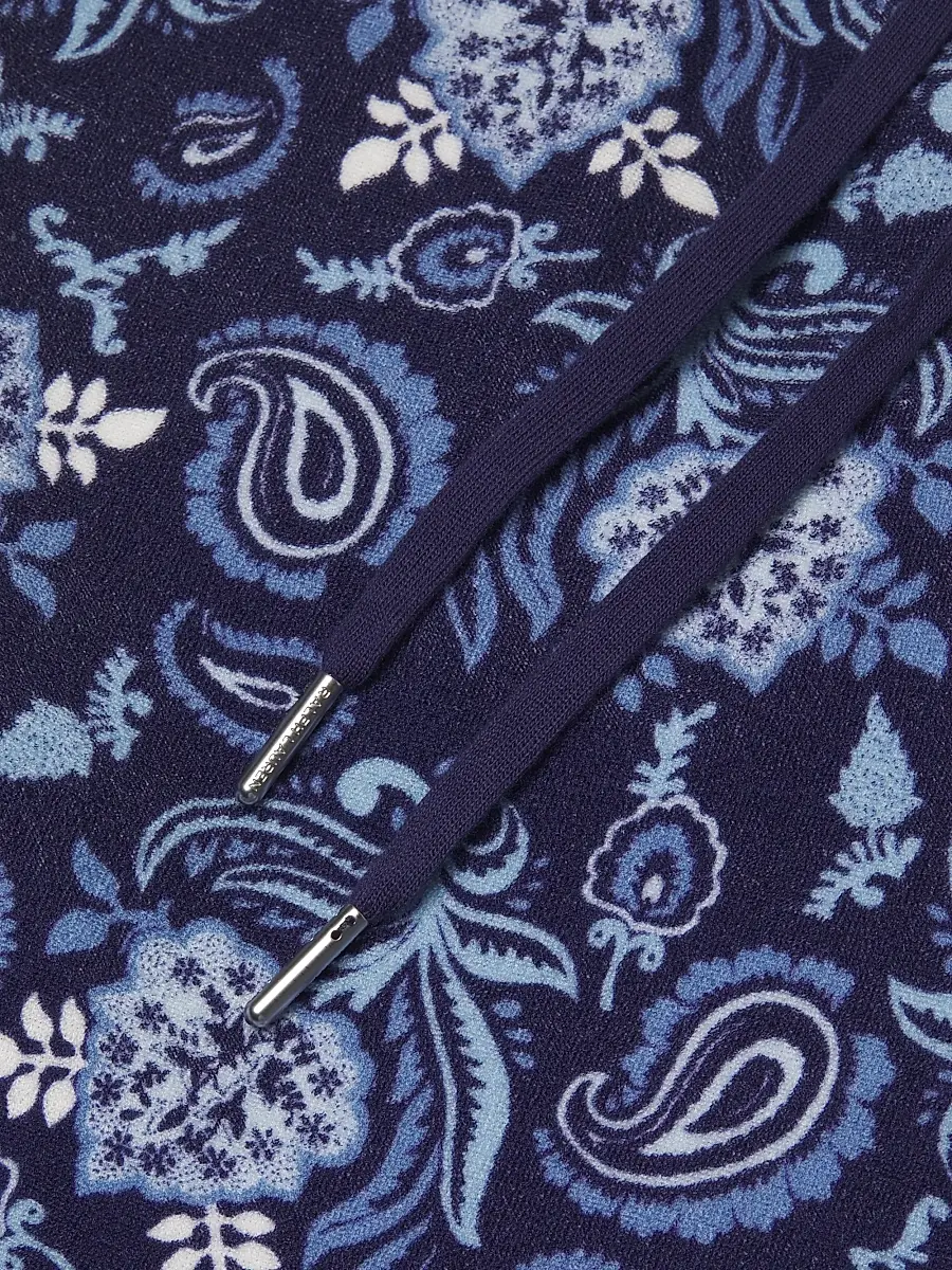 Ralph Lauren Purple Label Men's 5.5''Paisley-Print Terry Shorts - Maiori Choppa Border Print | Thumbnail 6 Ralph Lauren Purple Label Men's 5.5''Paisley-Print Terry Shorts - Maiori Choppa Border Print | Thumbnail 6