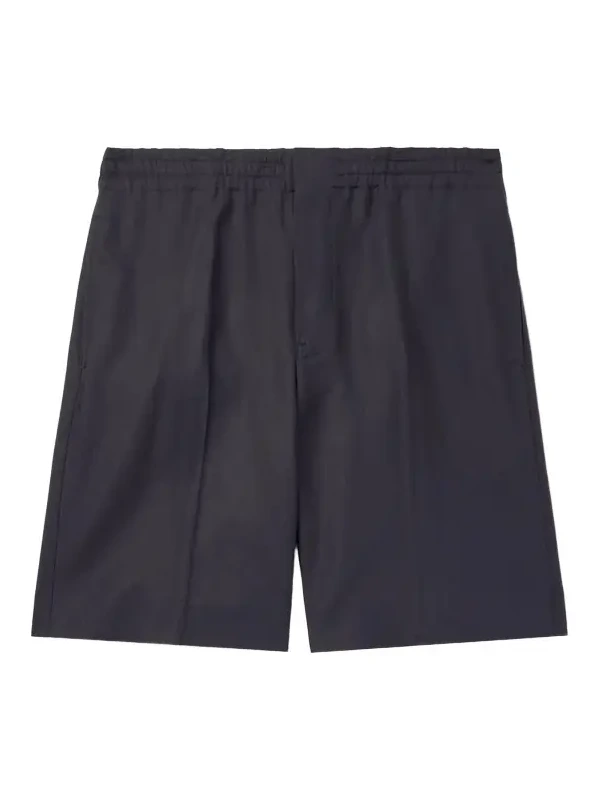 Straight-Leg Linen Shorts - Men Straight-Leg Linen Shorts - Men