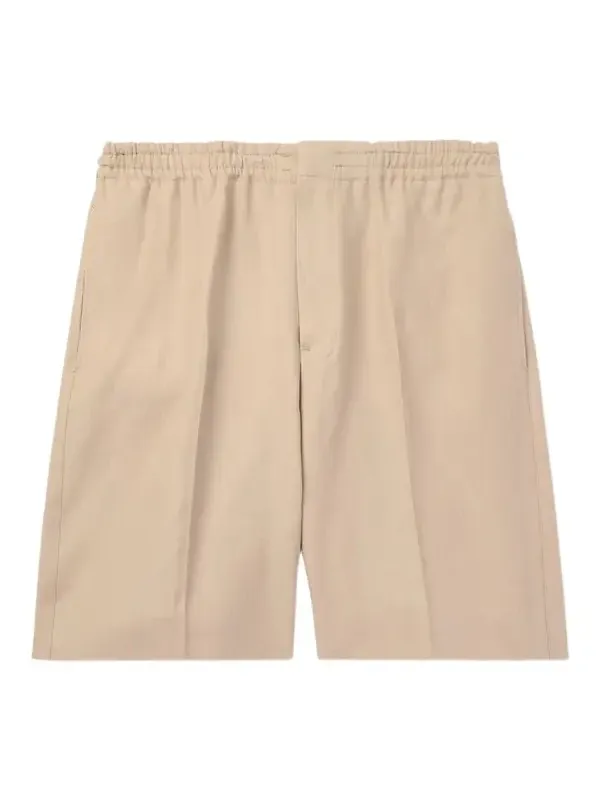 Straight-Leg Linen Shorts - Men Straight-Leg Linen Shorts - Men