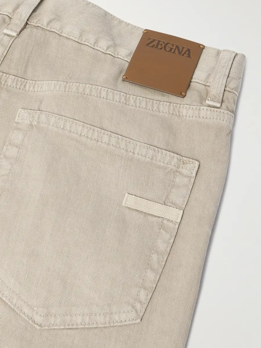 Zegna Roccia Slim-Fit Straight-Leg Linen-Blend Trousers - Men | Thumbnail 5
