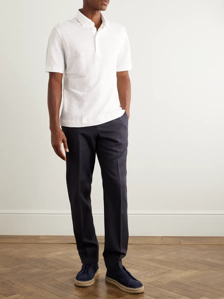 Zegna Straight-Leg Linen-Twill Trousers - Men | Thumbnail 2 Zegna Straight-Leg Linen-Twill Trousers - Men | Thumbnail 2