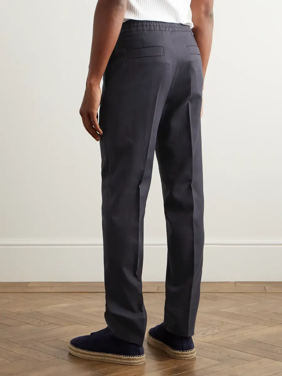 Zegna Straight-Leg Linen-Twill Trousers - Men | Thumbnail 4 Zegna Straight-Leg Linen-Twill Trousers - Men | Thumbnail 4