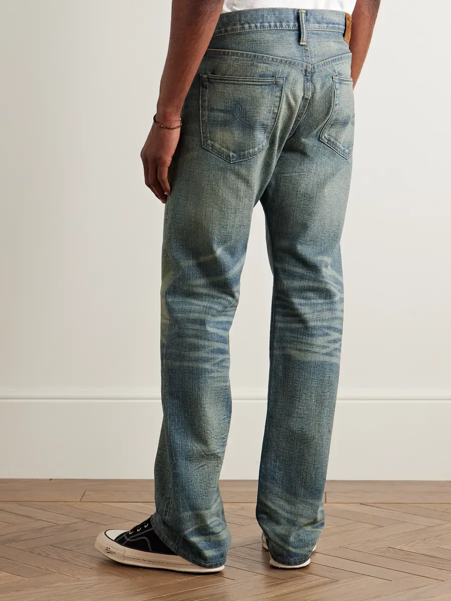 RRL Straight-Leg Distressed Jeans - Men | Thumbnail 4