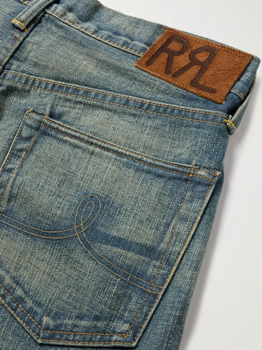 RRL Straight-Leg Distressed Jeans - Men | Thumbnail 5