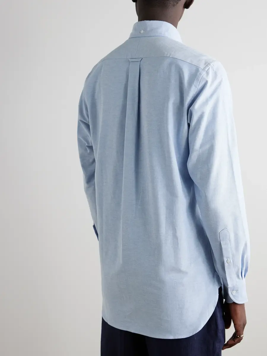 Drake's Button-Down Collar Cotton Oxford Shirt - Men | Thumbnail 4